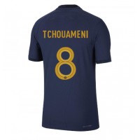 Frankrike Aurelien Tchouameni #8 Fotballklær Hjemmedrakt VM 2022 Kortermet
